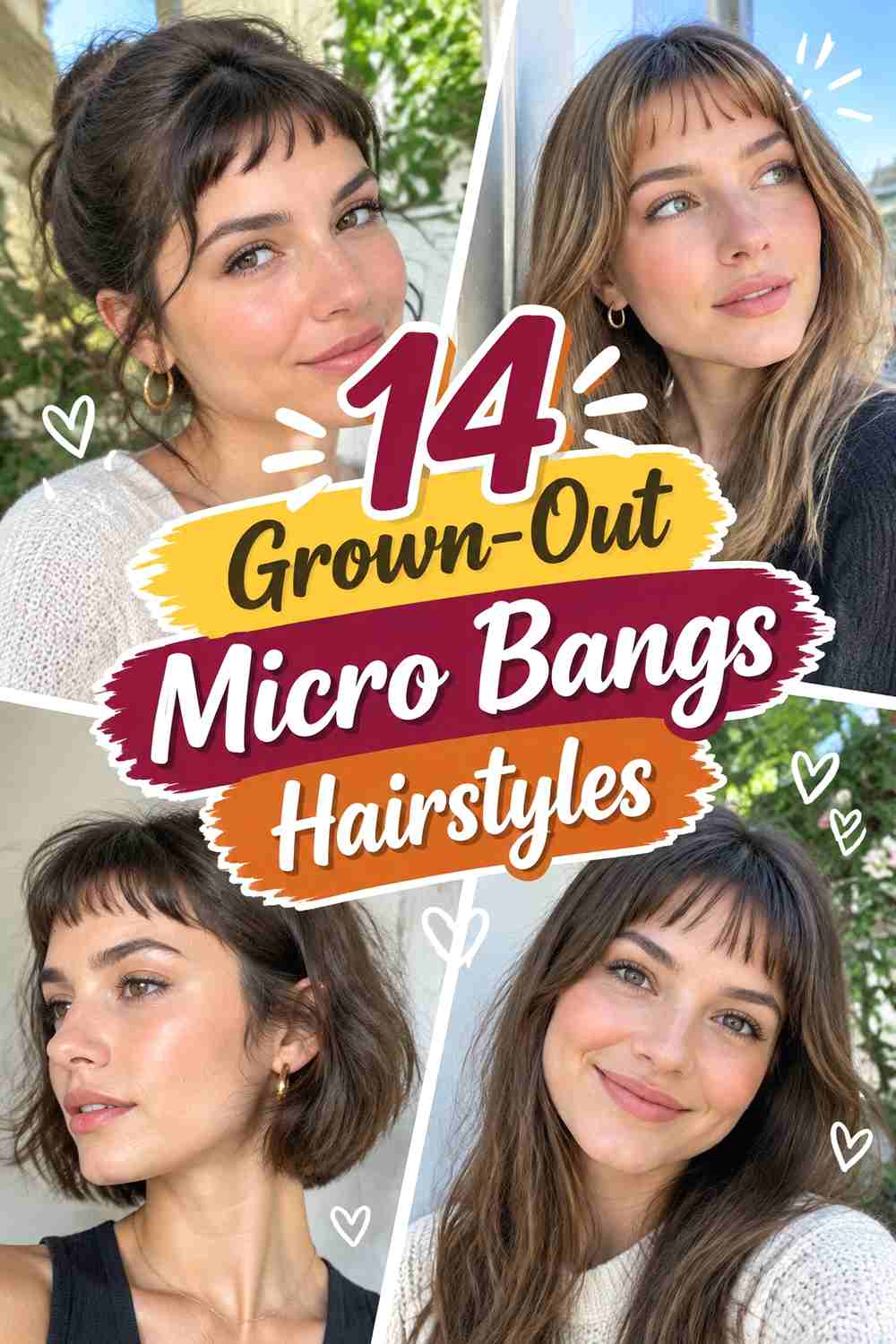 14 Grown-Out Micro Bangs Hairstyles