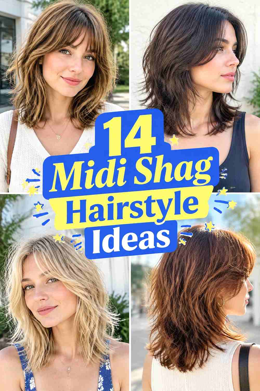 14 Midi Shag Hairstyle Ideas