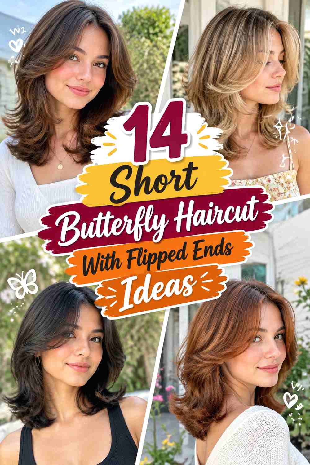 14 Short Butterfly Haircut With Flipped Ends Ideas