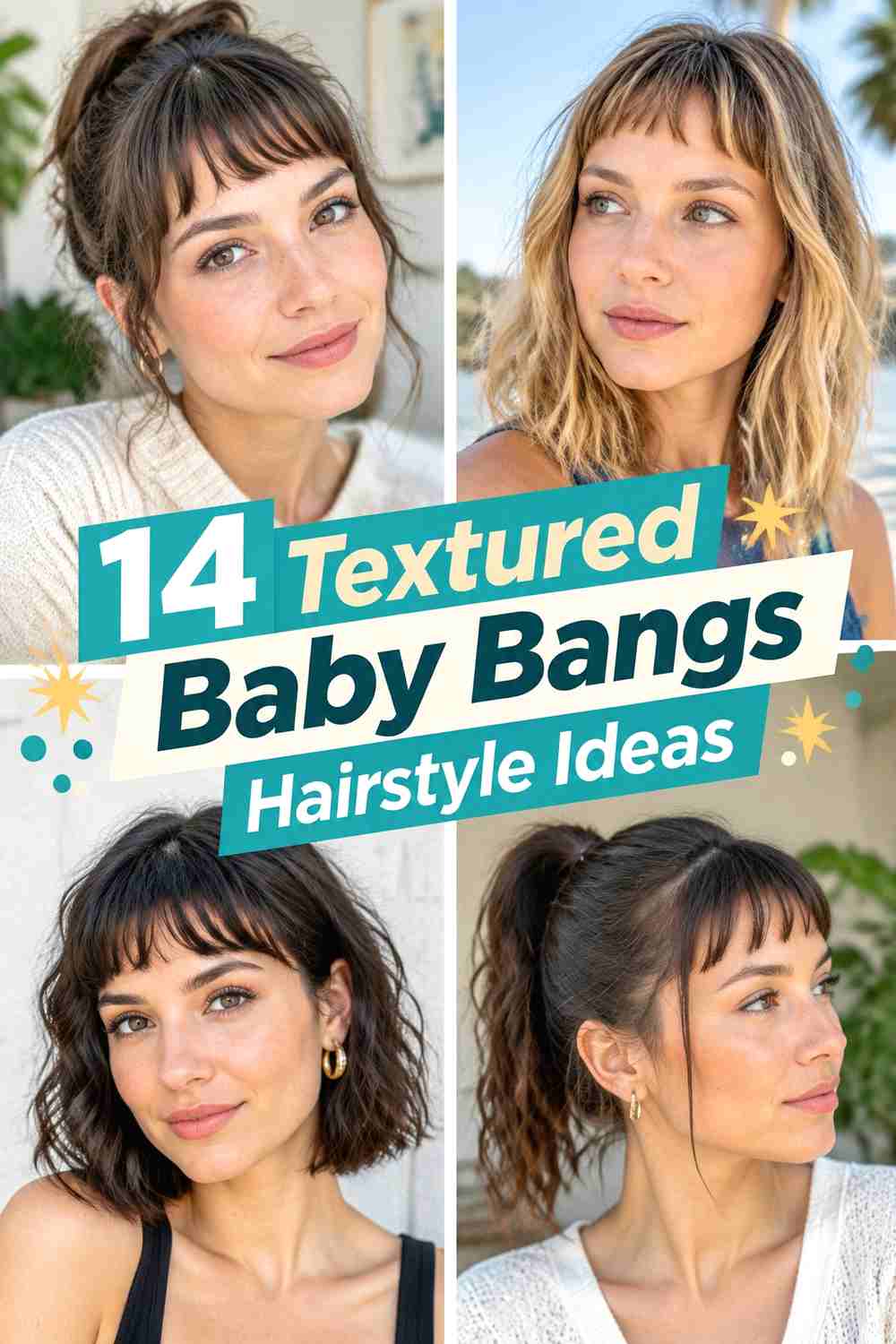 14 Textured Baby Bangs Hairstyle Ideas
