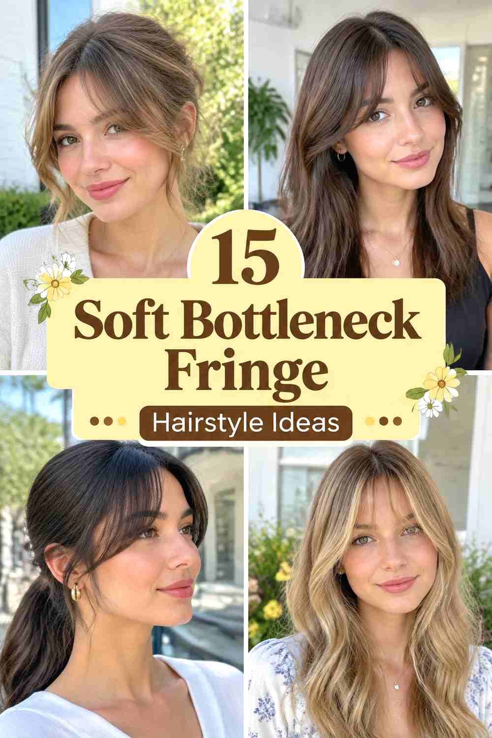 15 Soft Bottleneck Fringe Hairstyle Ideas