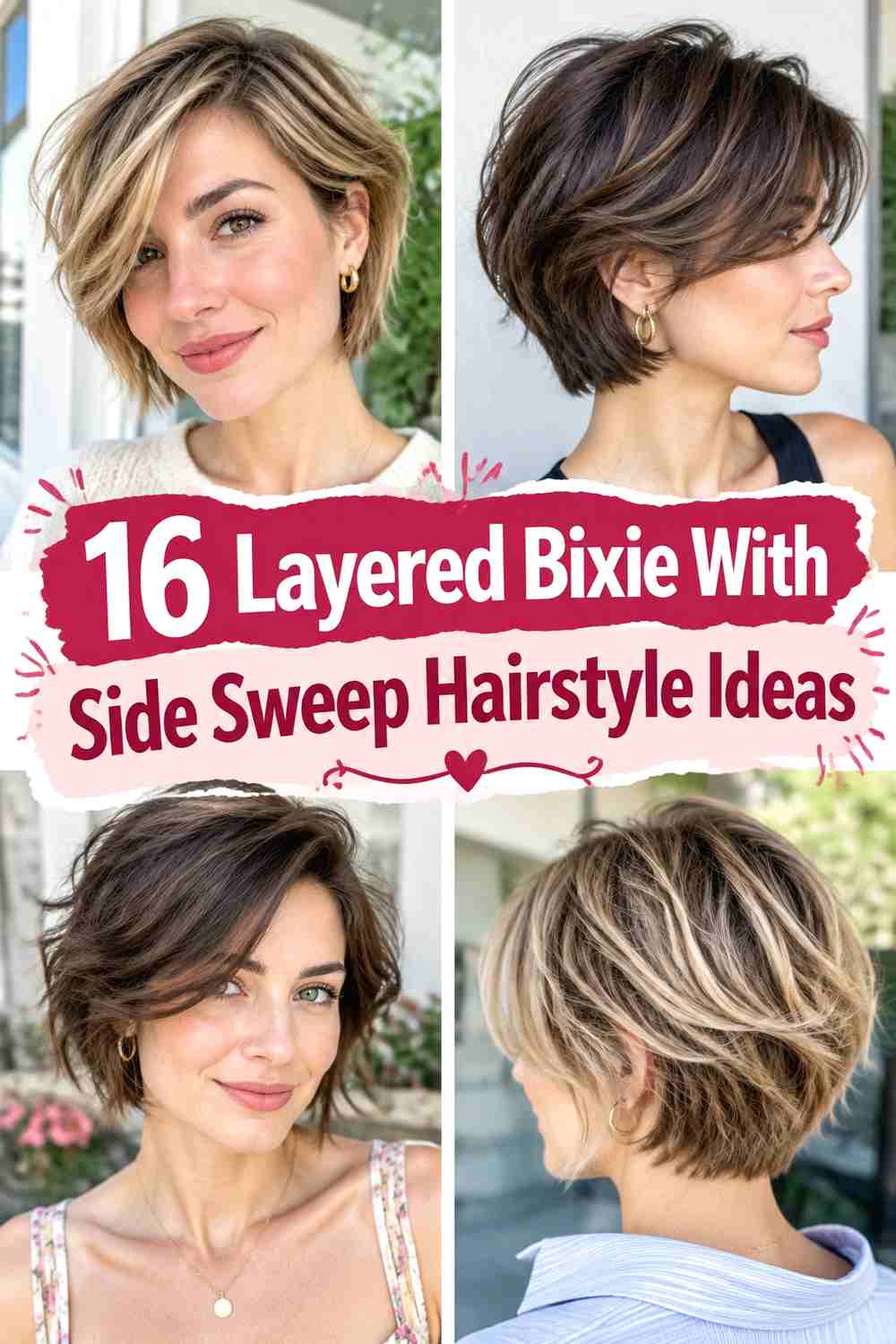 16 Layered Bixie With Side Sweep Hairstyle Ideas