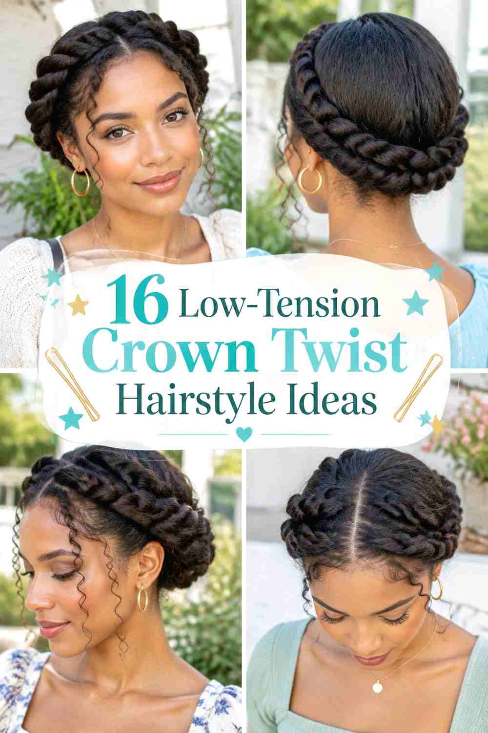 16 Low-Tension Crown Twist Hairstyle Ideas