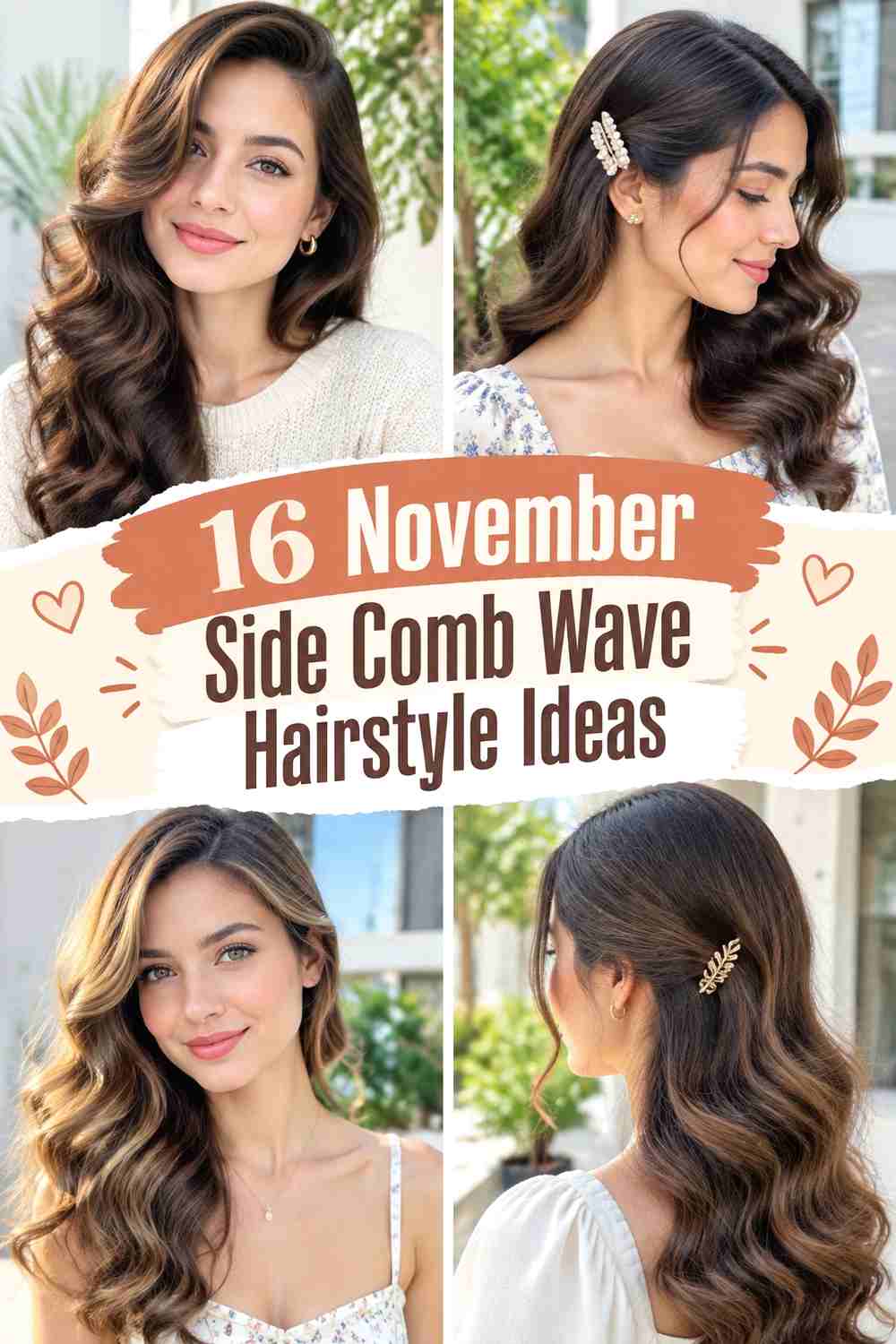 16 November Side Comb Wave Hairstyle Ideas