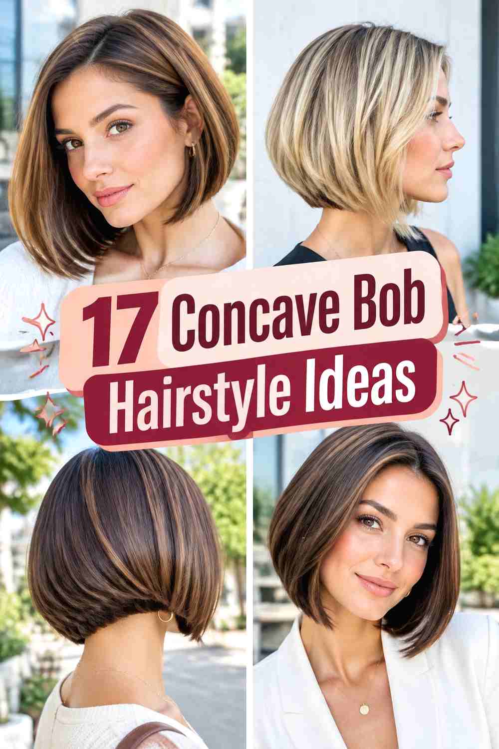 17 Concave Bob Hairstyle Ideas