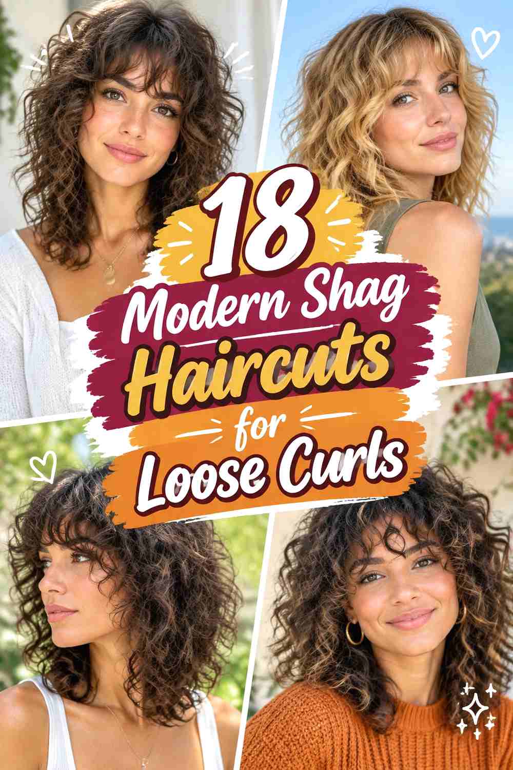 18 Modern Shag Haircuts for Loose Curls