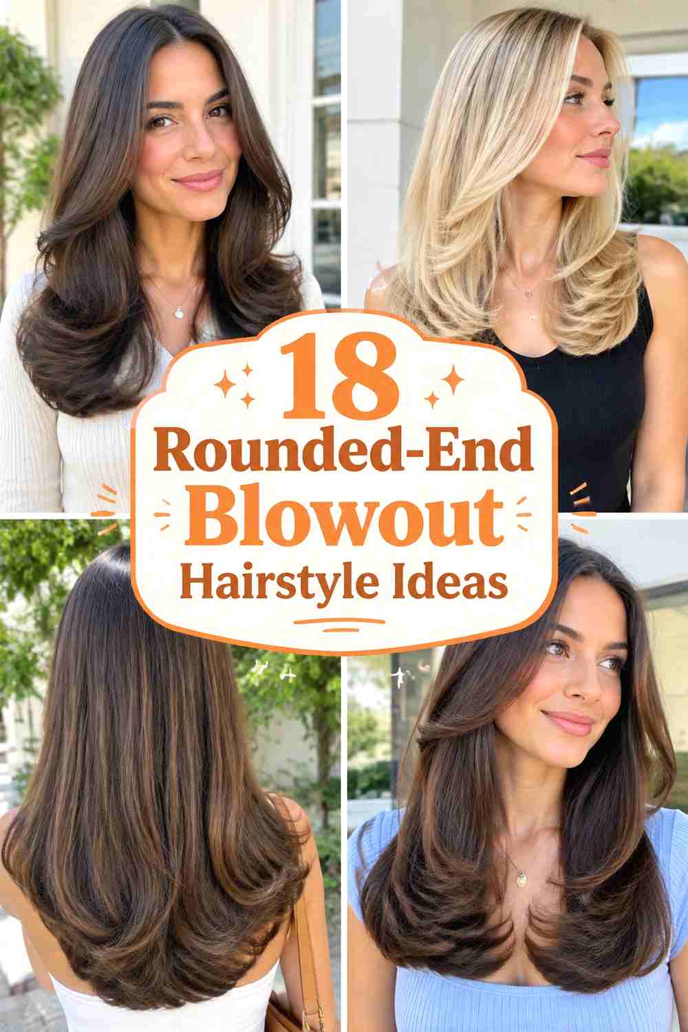 18 Rounded-End Blowout Hairstyle Ideas