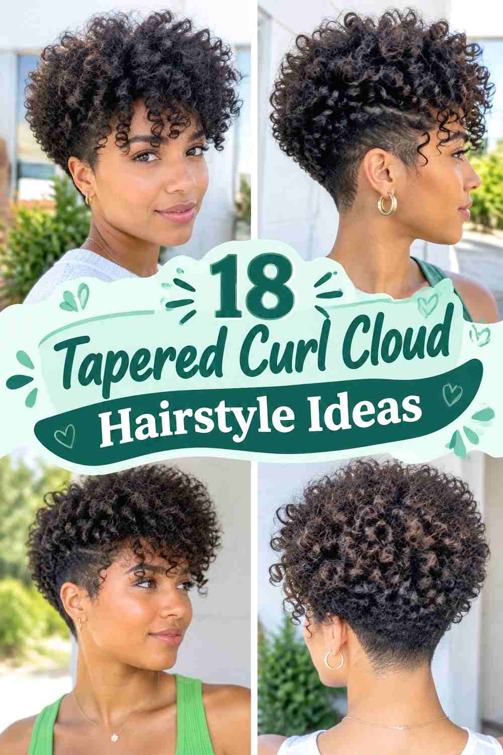 18 Tapered Curl Cloud Hairstyle Ideas