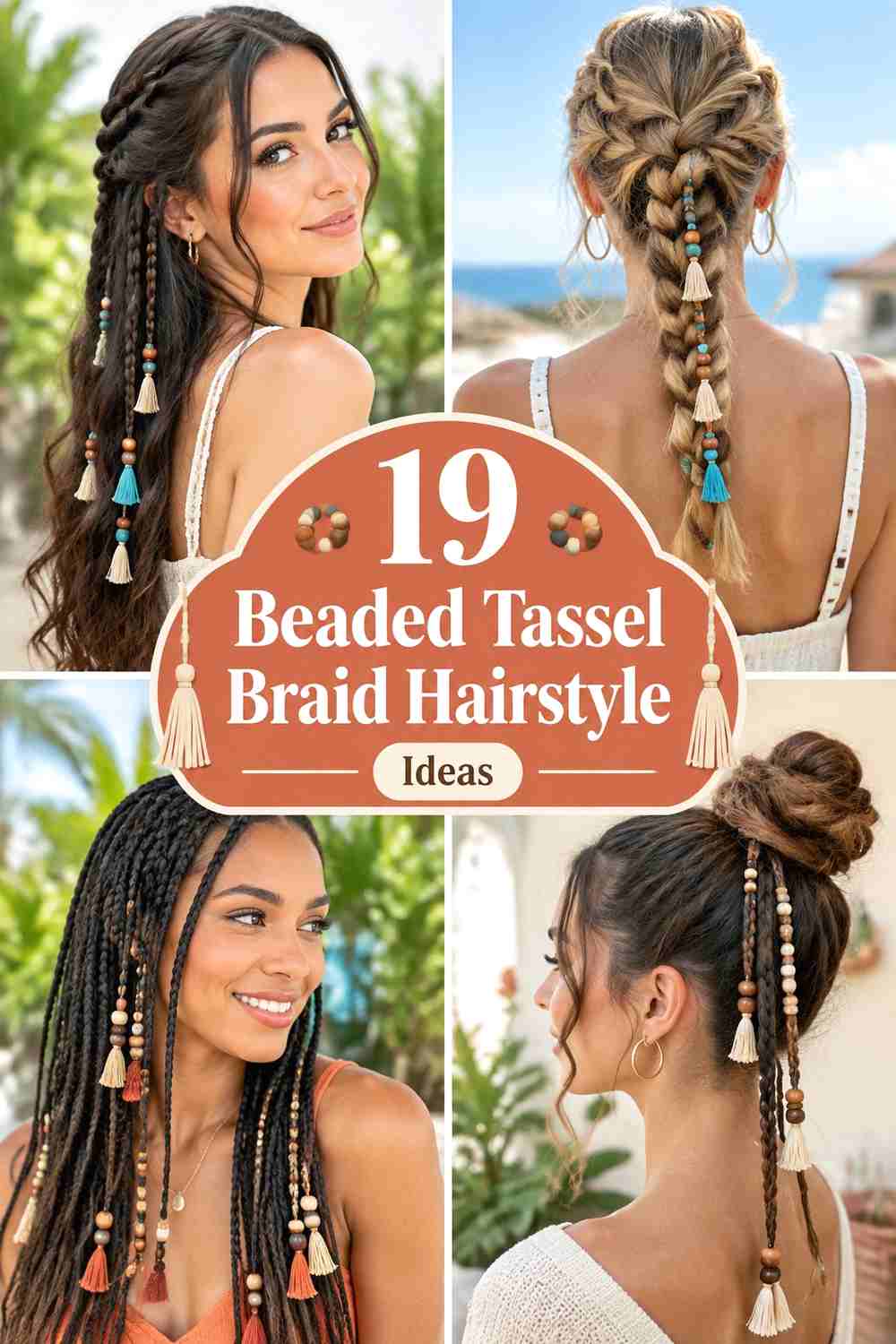 19 Beaded Tassel Braid Hairstyle Ideas
