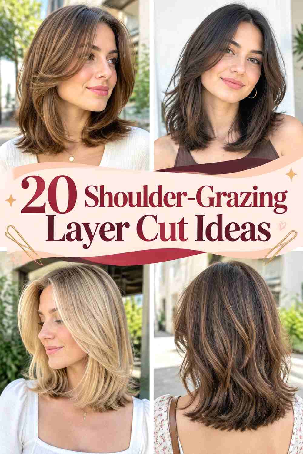 20 Shoulder-Grazing Layer Cut Ideas