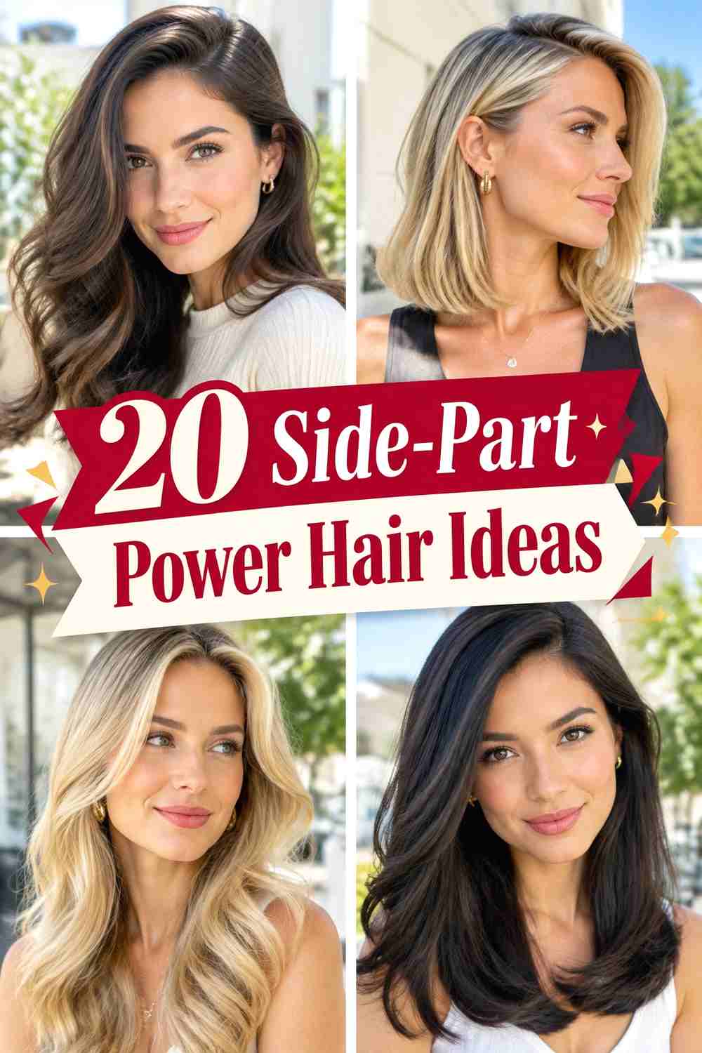 20 Side-Part Power Hair Ideas