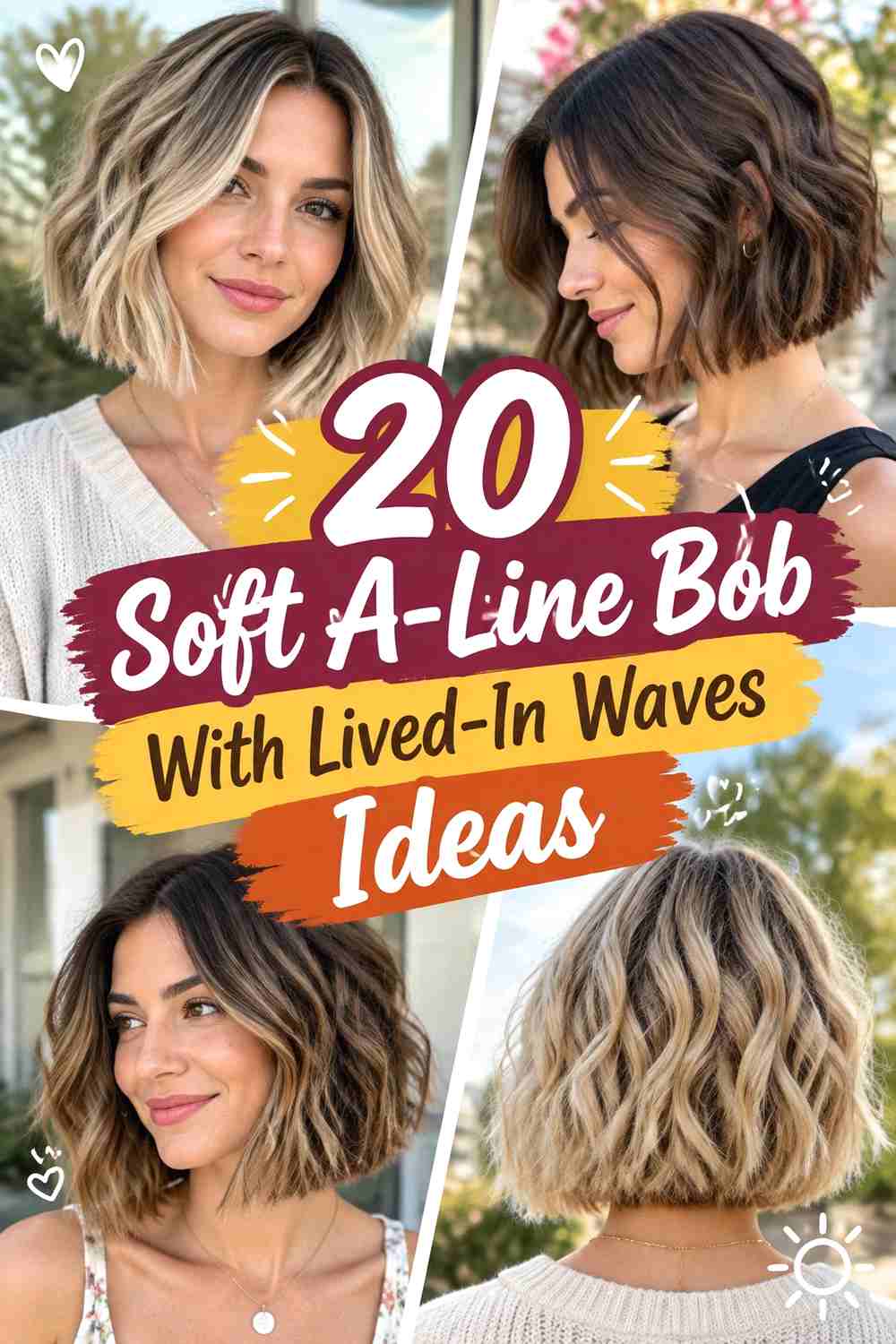 20 Soft A-Line Bob With Lived-In Waves Ideas