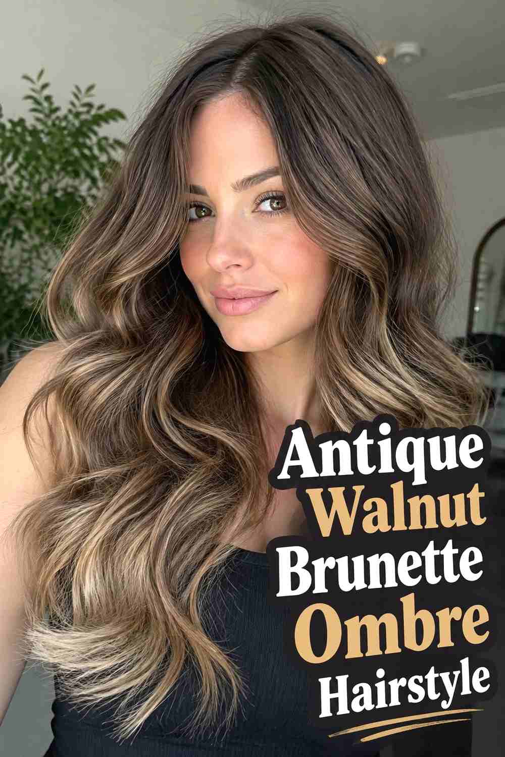 11. Antique Walnut Brunette Ombre Hairstyle