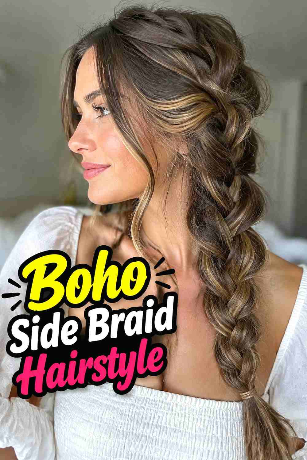 10. Boho Side Braid Hairstyle