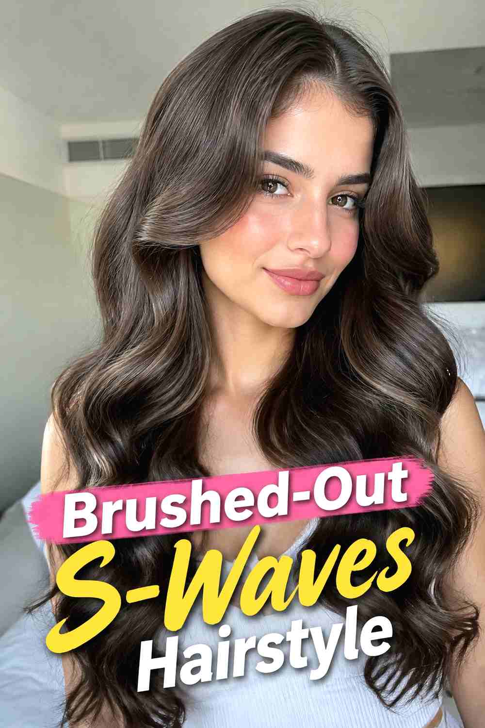 16. Brushed Out S Waves Hairstyle