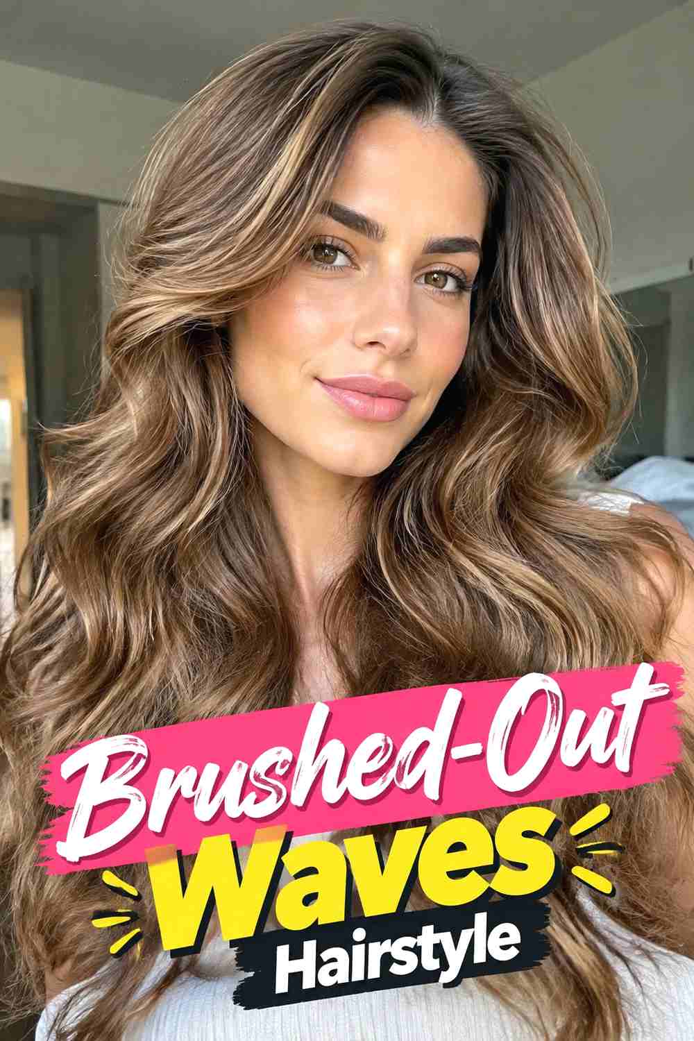 5. Brushed Out Waves Hairstyle