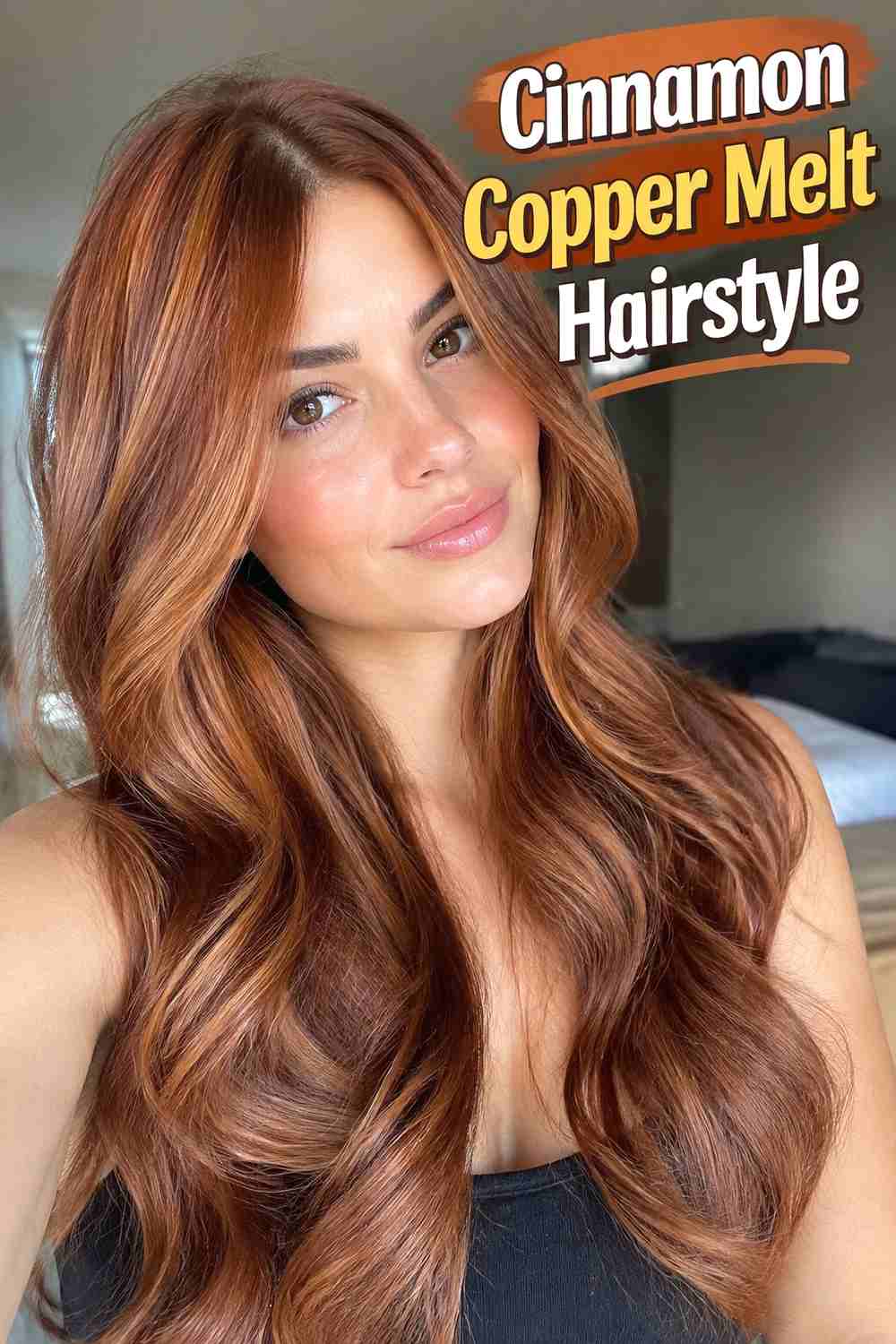 5. Cinnamon Copper Melt Hairstyle