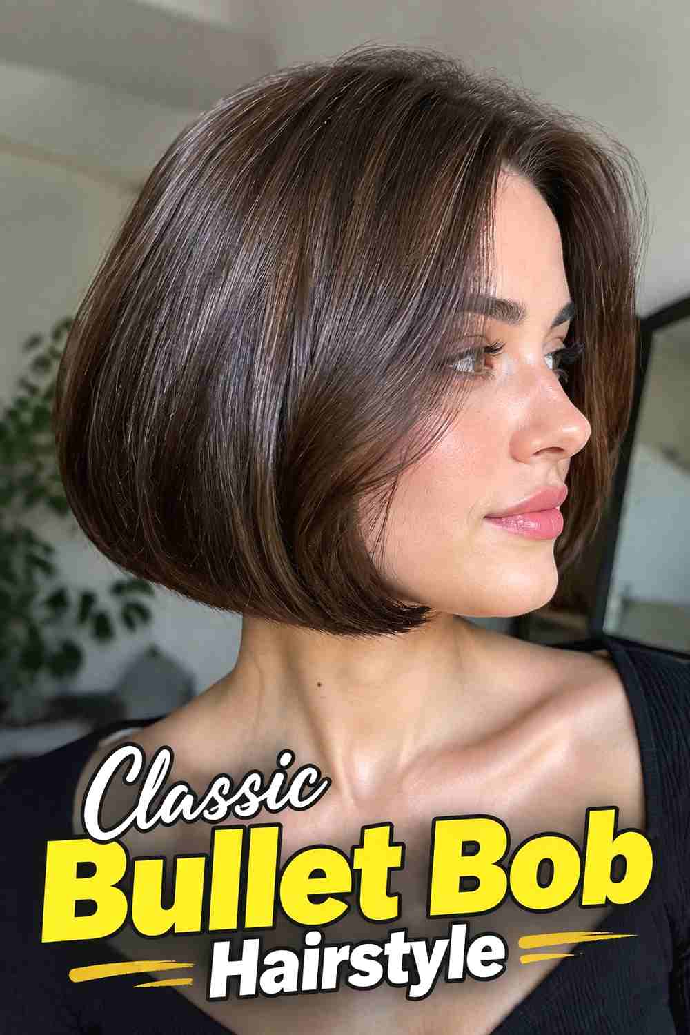 1. Classic Bullet Bob Hairstyle