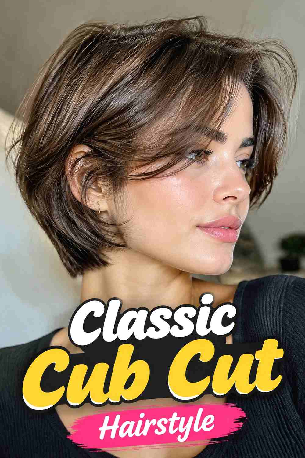 1. Classic Cub Cut Hairstyle
