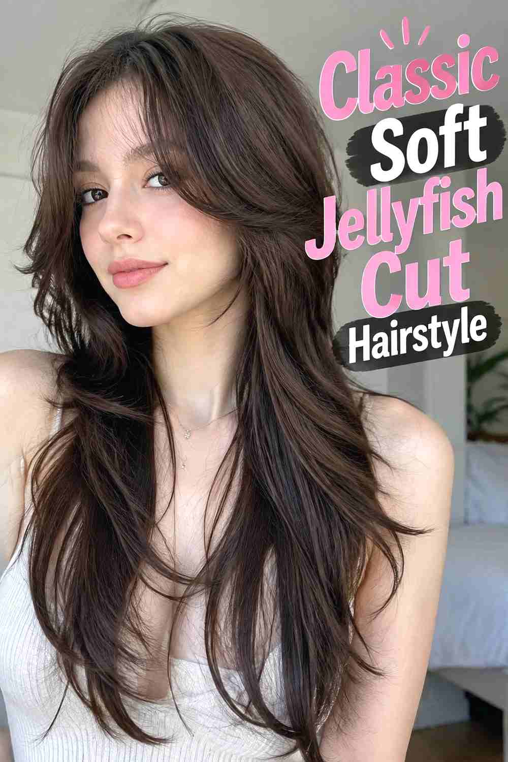 1. Classic Soft Jellyfish Cut Hairstyle
