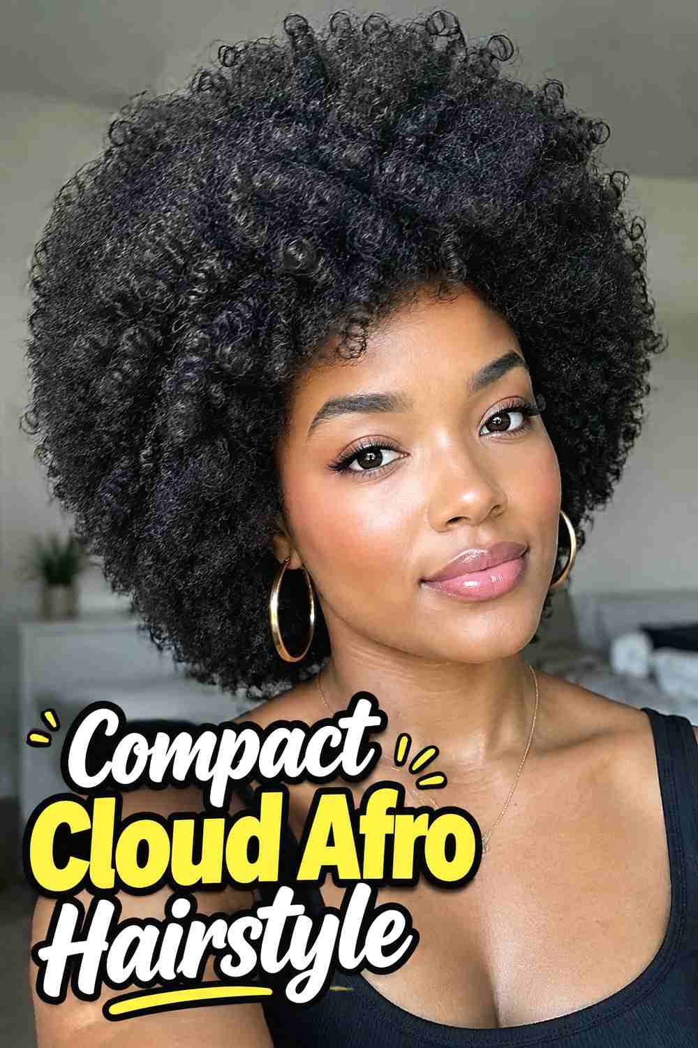 15. Compact Cloud Afro Hairstyle