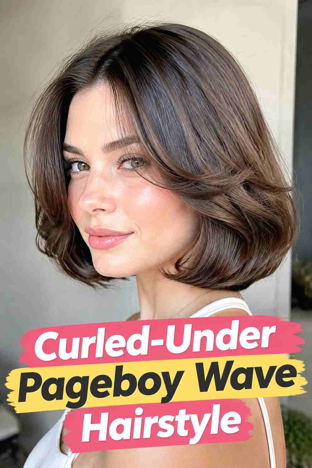 4. Curled Under Pageboy Wave Hairstyle