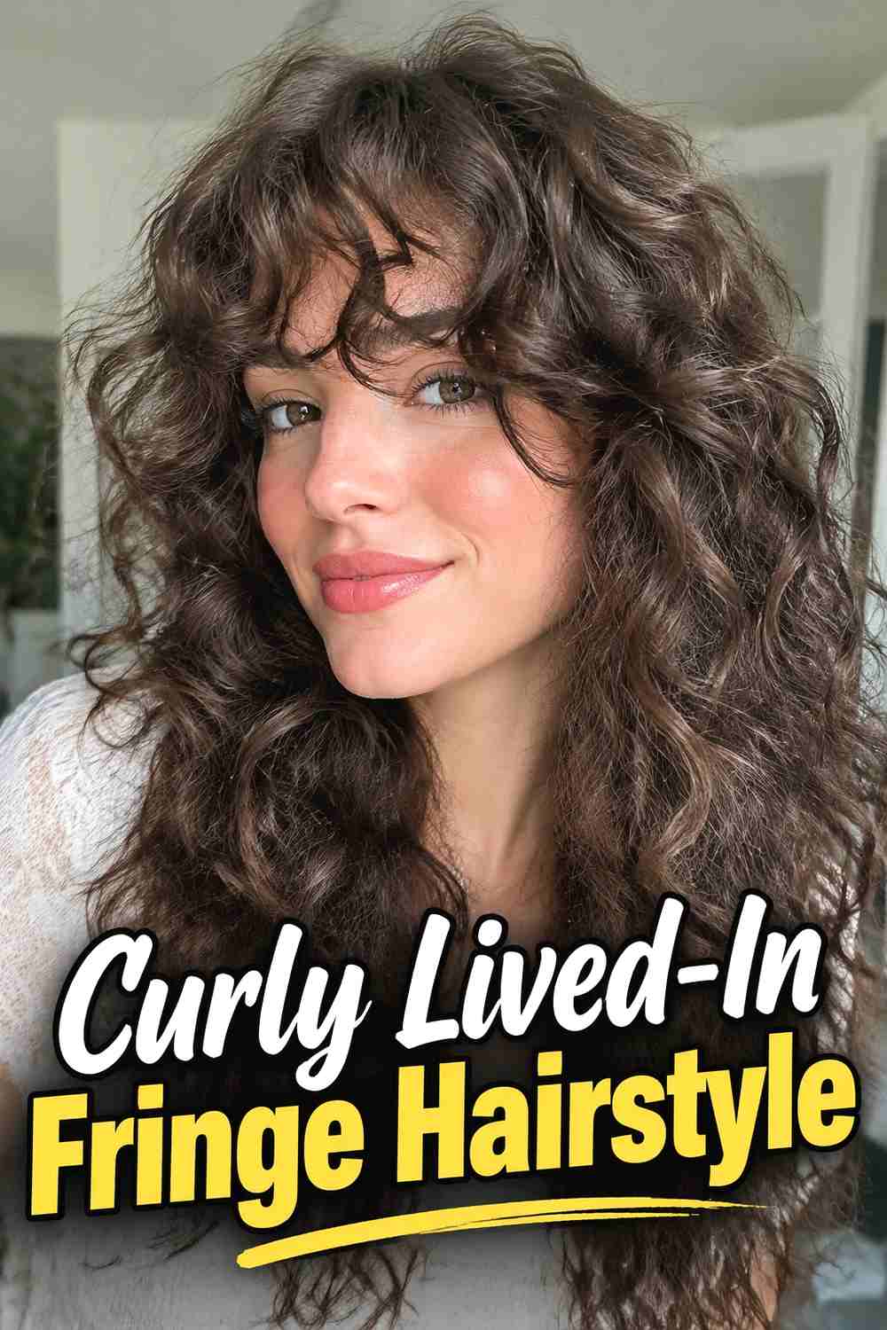 7. Curly Lived In Fringe Hairstyle