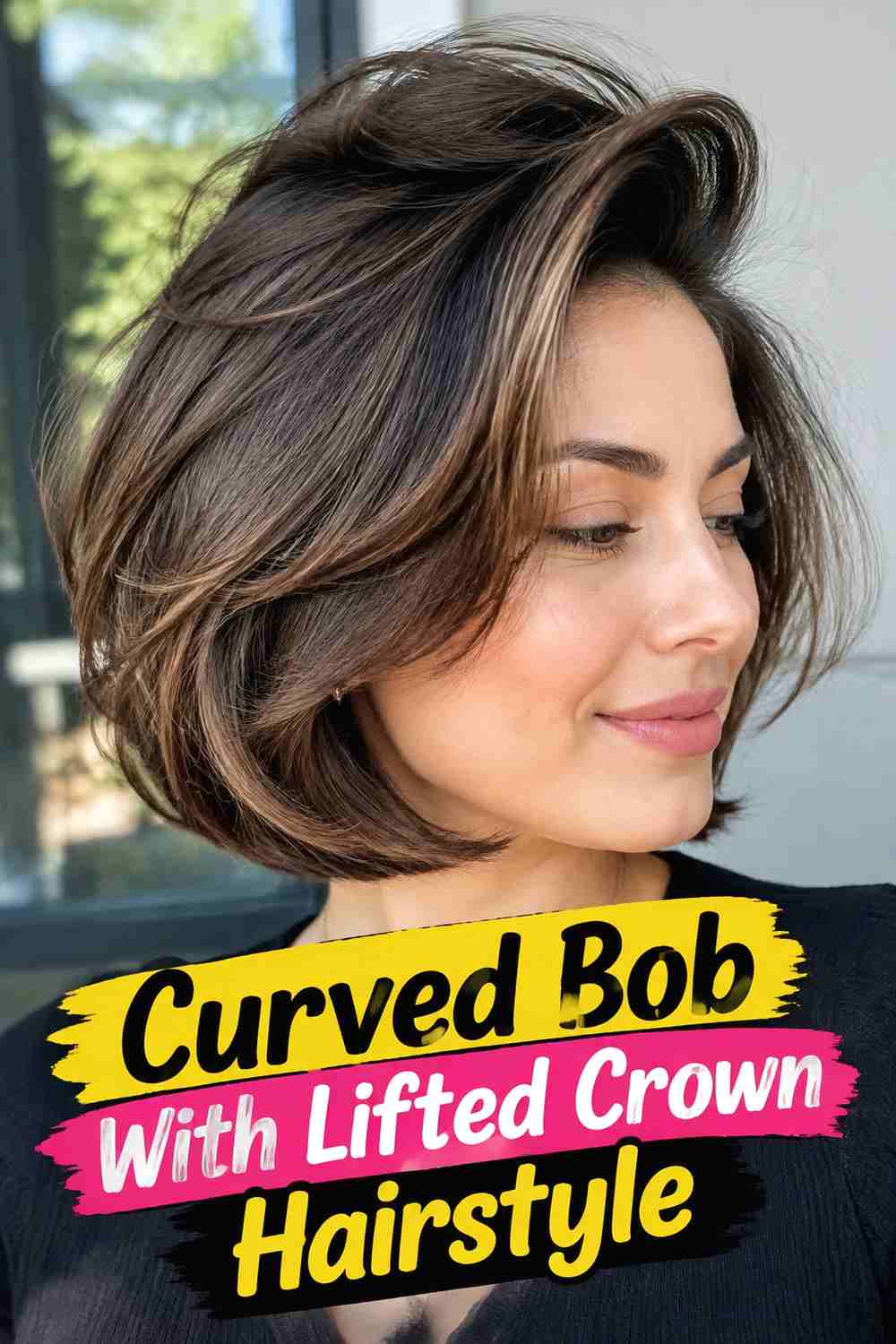 18. Curved Bob With Lifted Crown Hairstyle