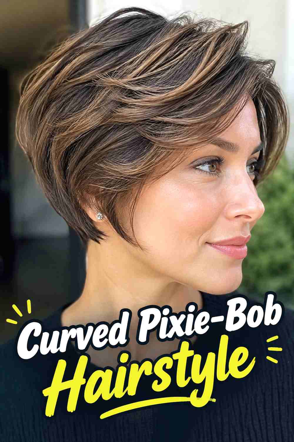 12. Curved Pixie Bob Hairstyle