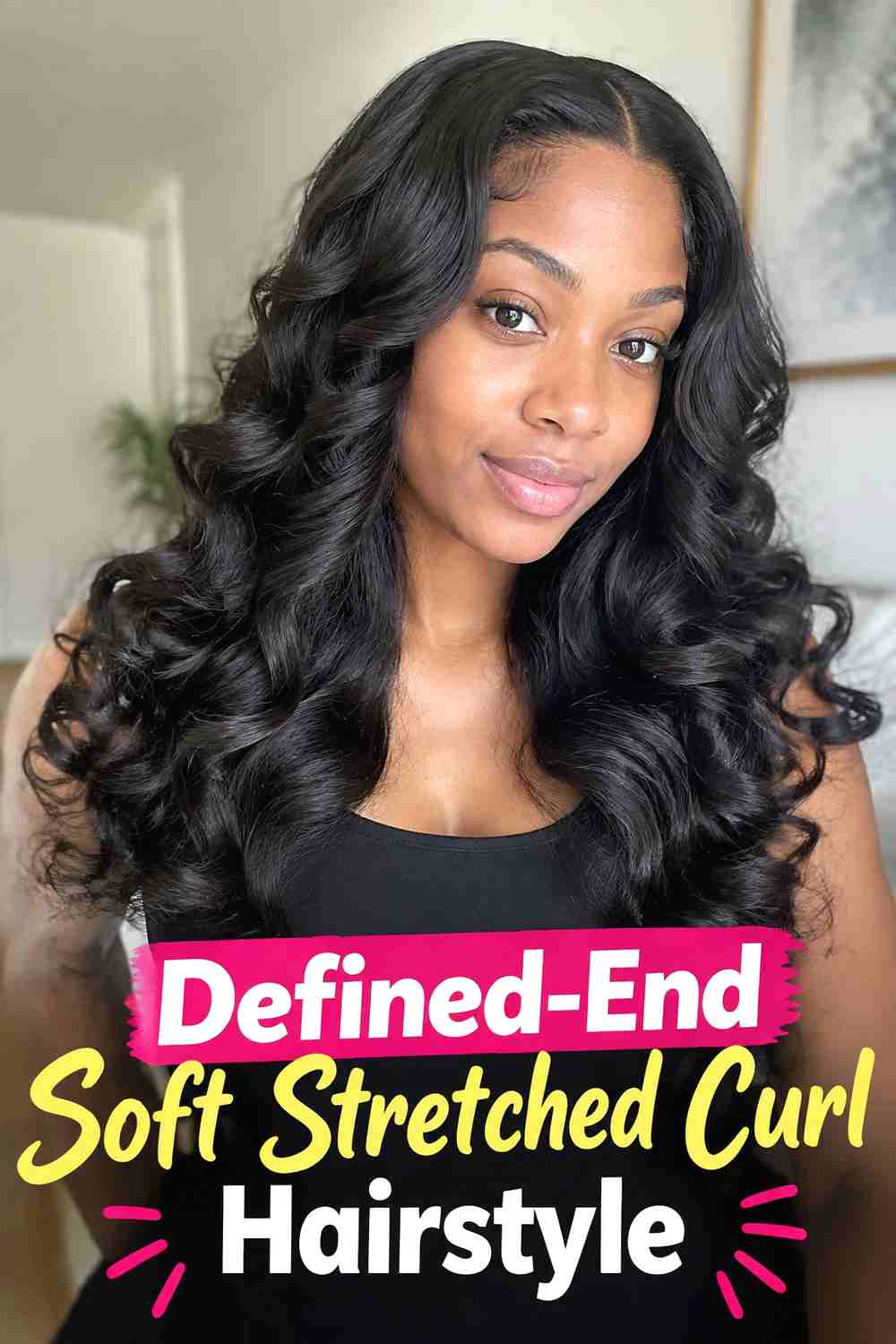 9. Defined End Soft Stretched Curl Hairstyle