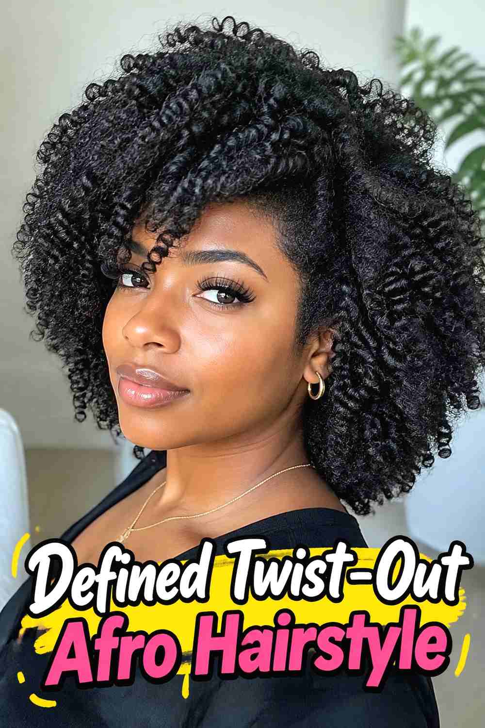 9. Defined Twist Out Afro Hairstyle