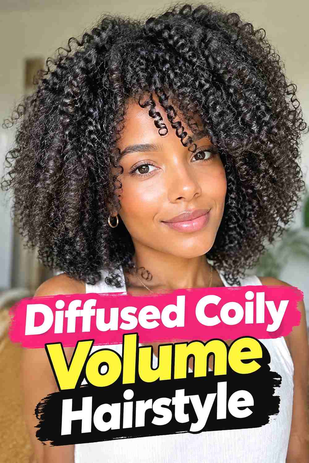 16. Diffused Coily Volume Hairstyle