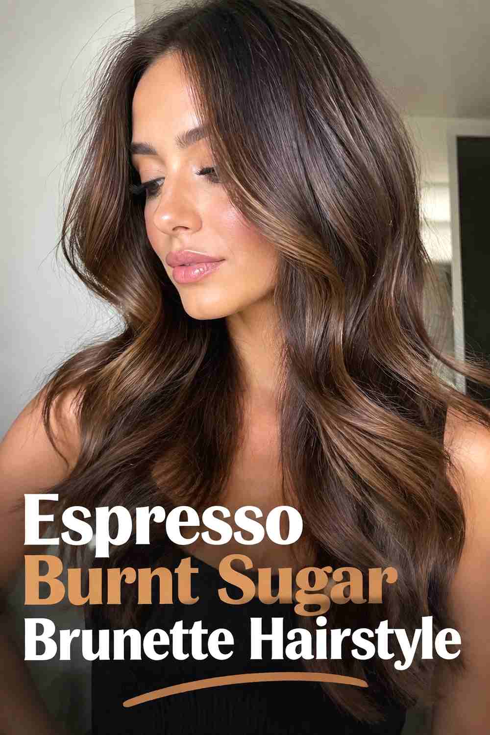 10. Espresso Burnt Sugar Brunette Hairstyle