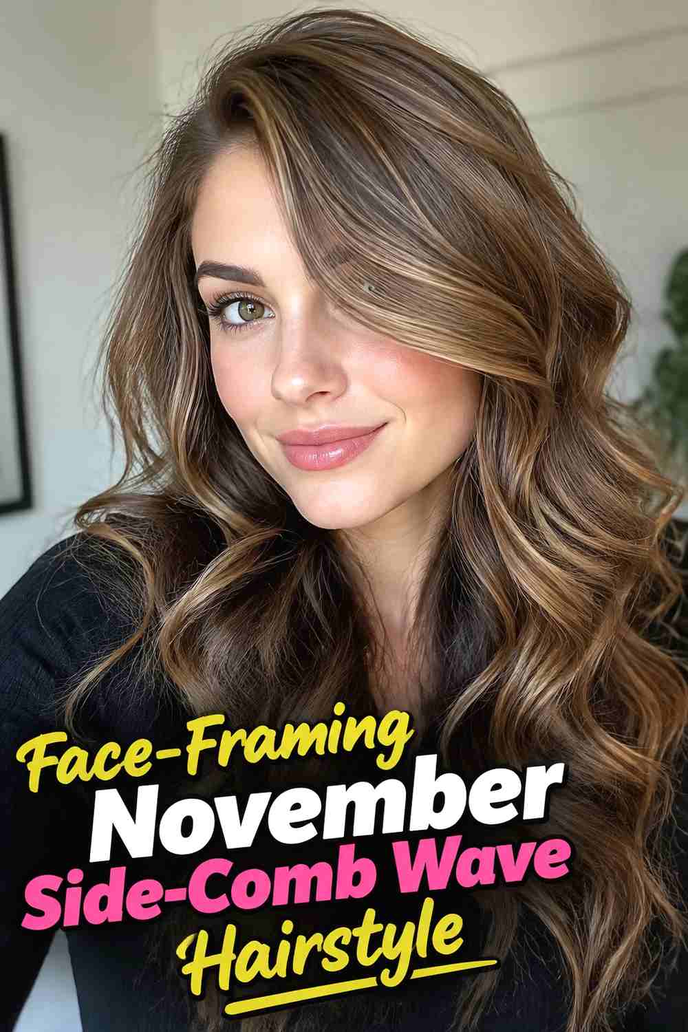 11. Face Framing November Side Comb Wave Hairstyle