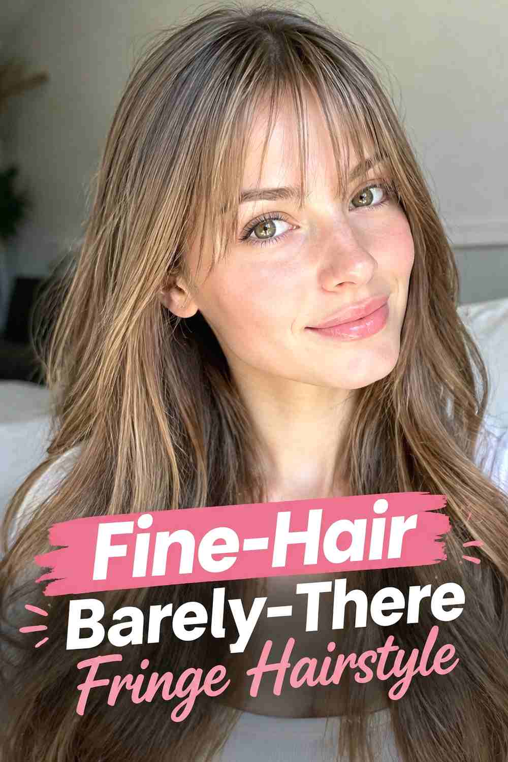 11. Fine Hair Barely There Fringe Hairstyle
