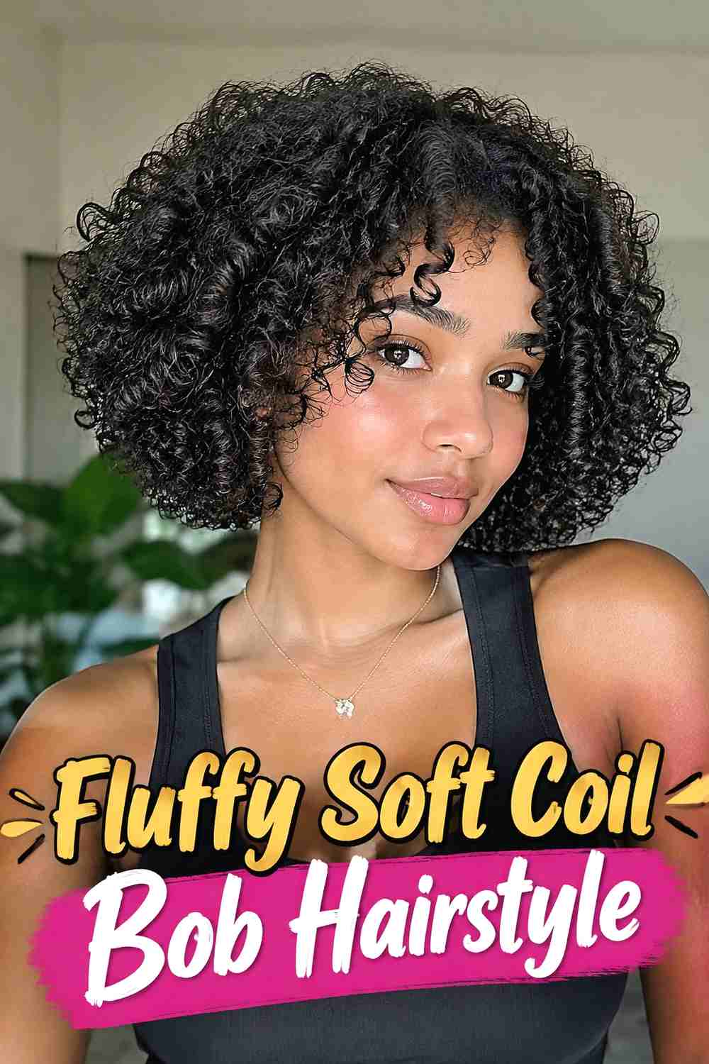 11. Fluffy Soft Coil Bob Hairstyle