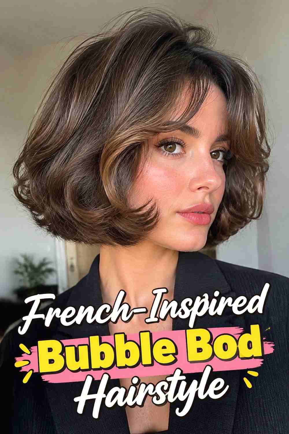 9. French Inspired Bubble Bob Hairstyle