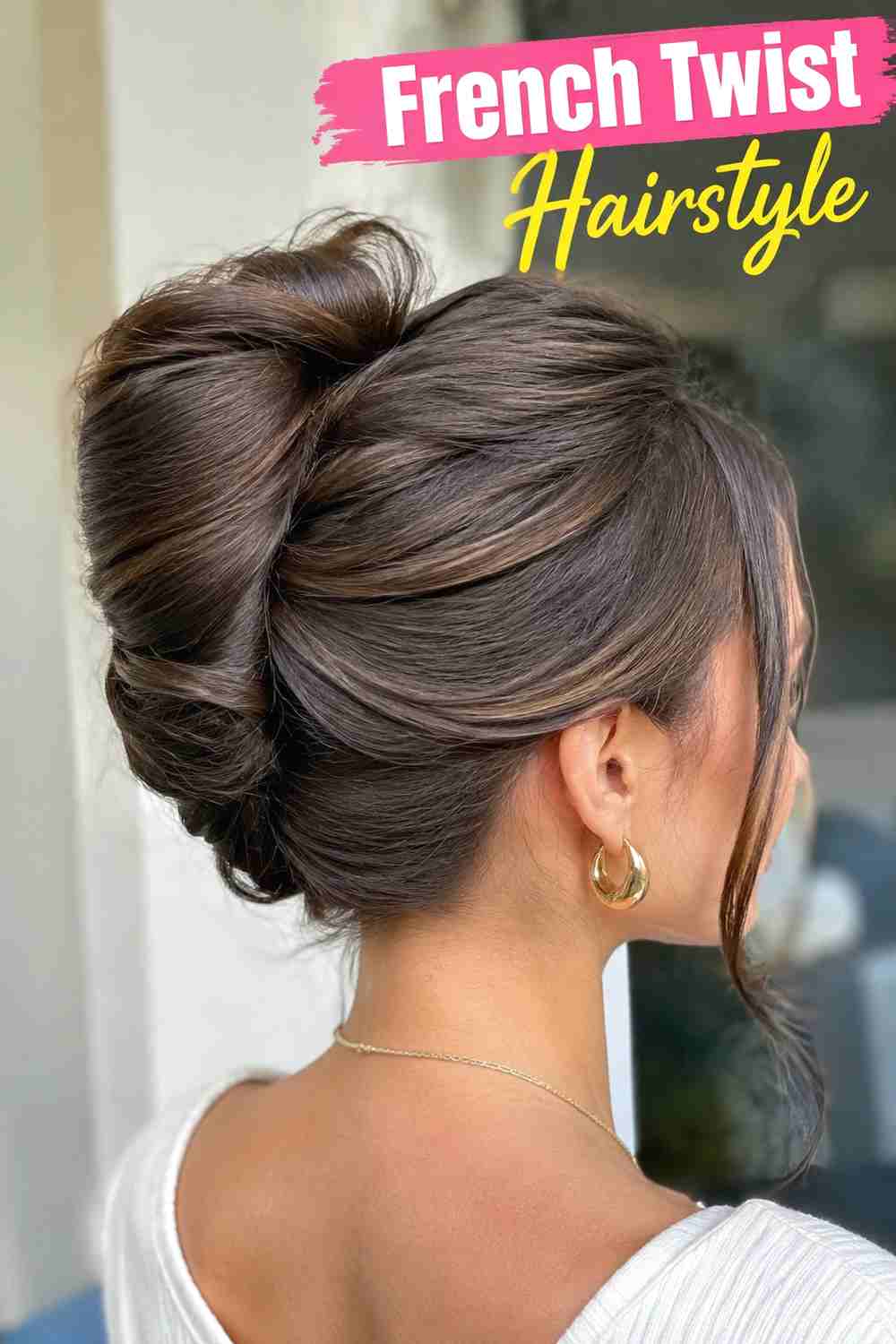 7. French Twist Hairstyle