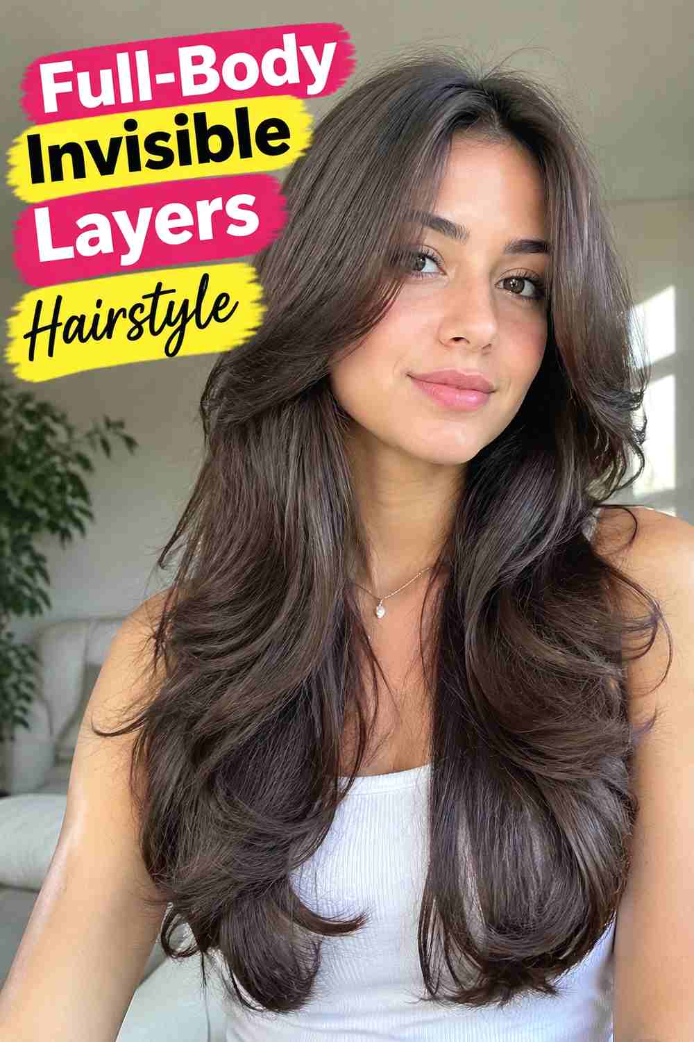 13. Full Body Invisible Layers Hairstyle