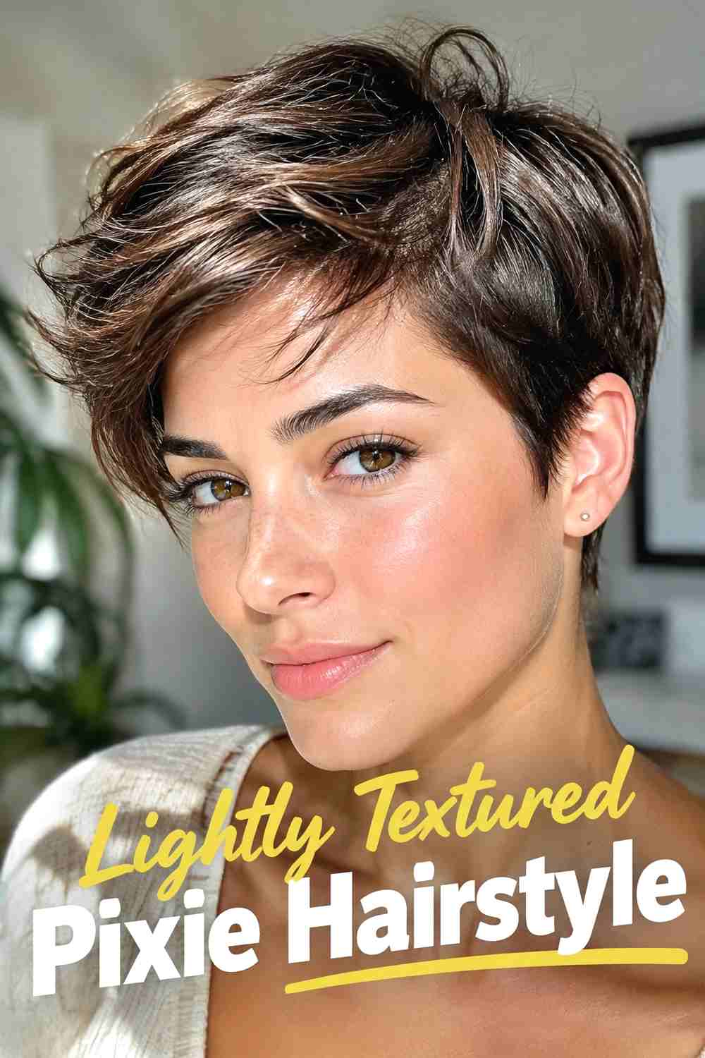 11. Lightly Textured Pixie Hairstyle