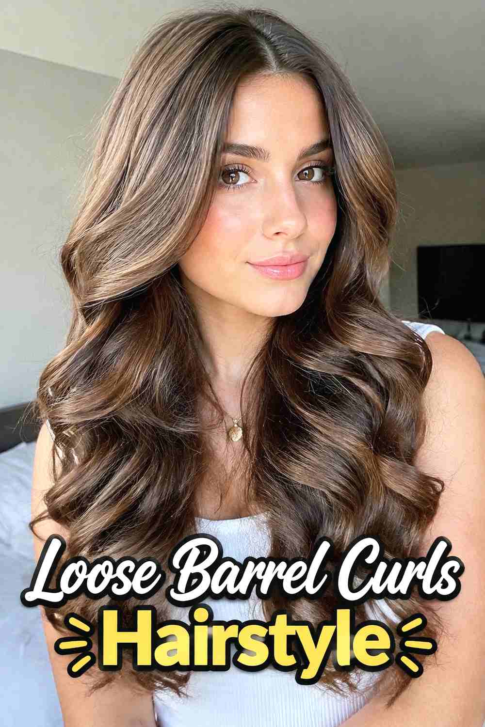13. Loose Barrel Curls Hairstyle