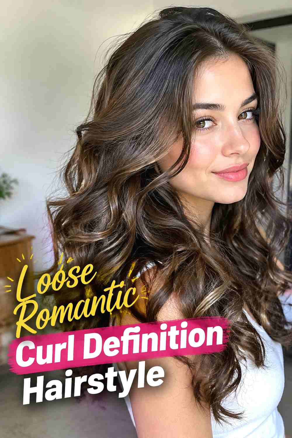 19. Loose Romantic Curl Definition Hairstyle