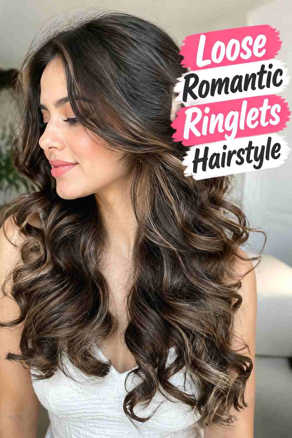 3. Loose Romantic Ringlets Hairstyle