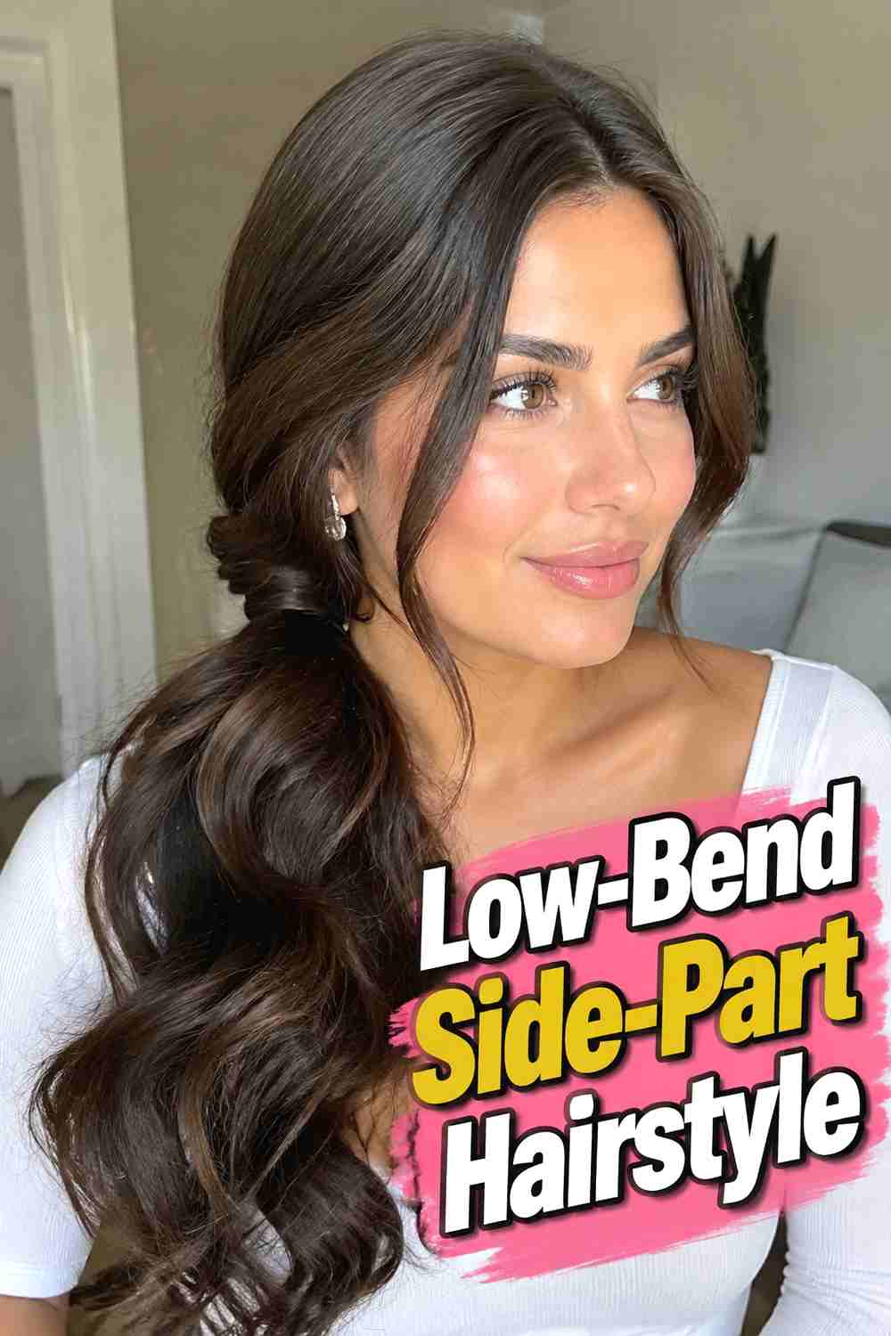 13. Low Bend Side Part Hairstyle