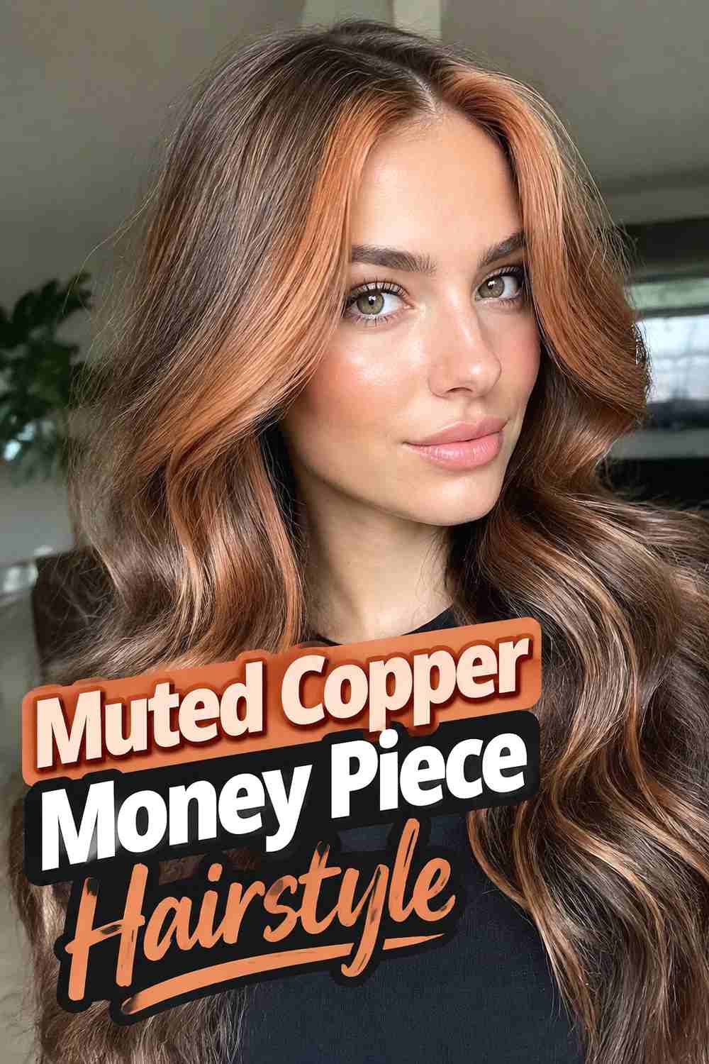 13. Muted Copper Money Piece Hairstyle