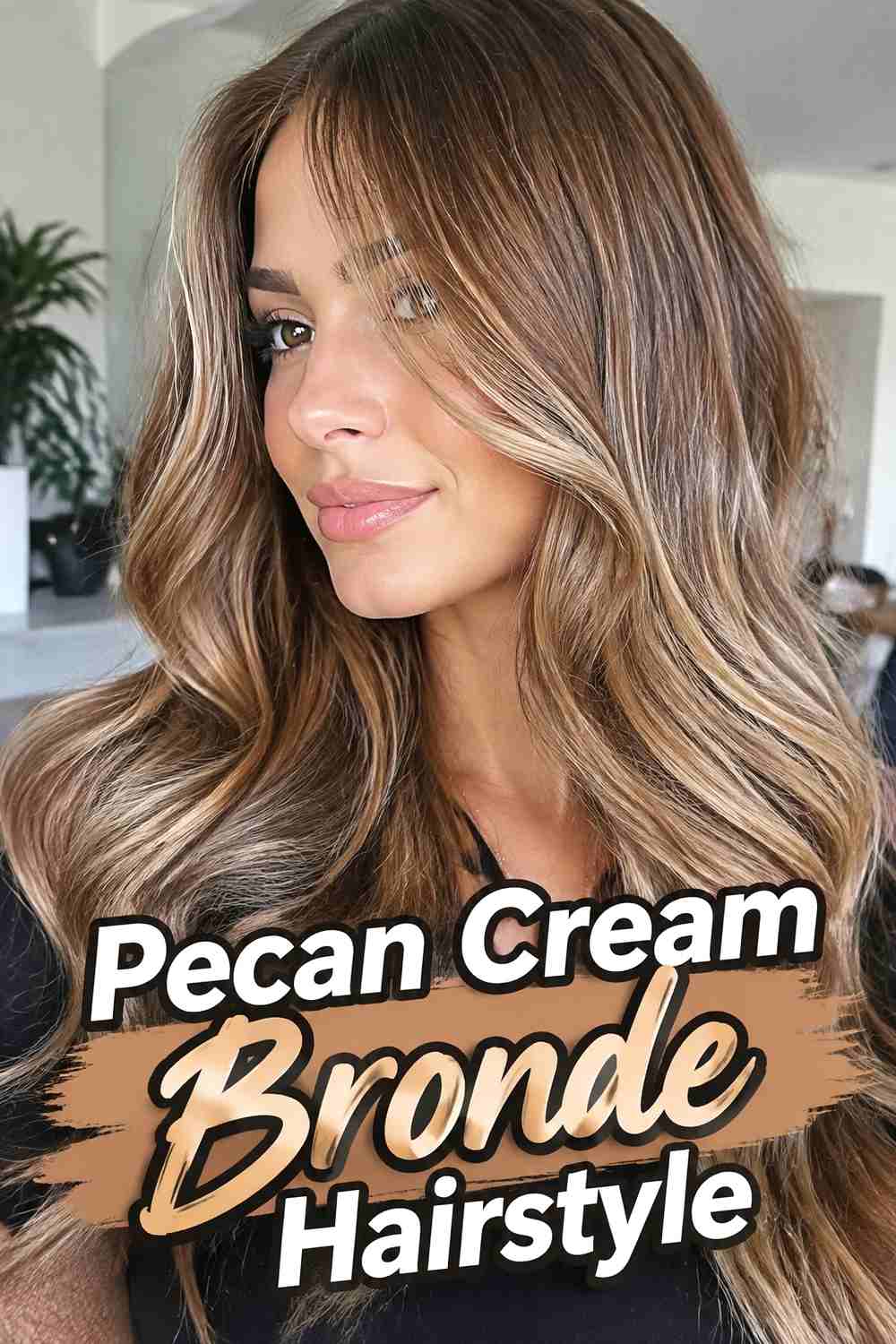 15. Pecan Cream Bronde Hairstyle