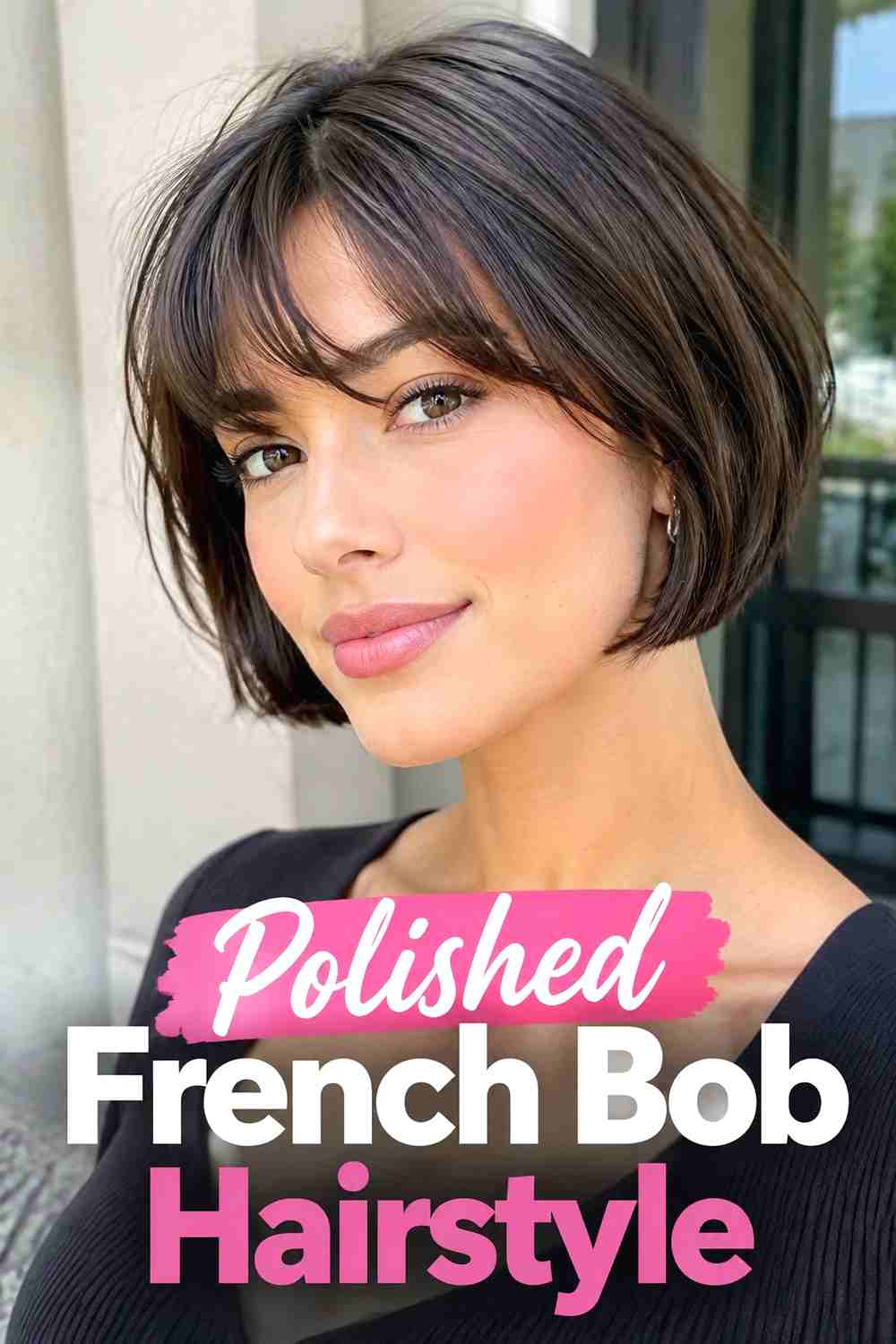14. Polished French Bob Hairstyle