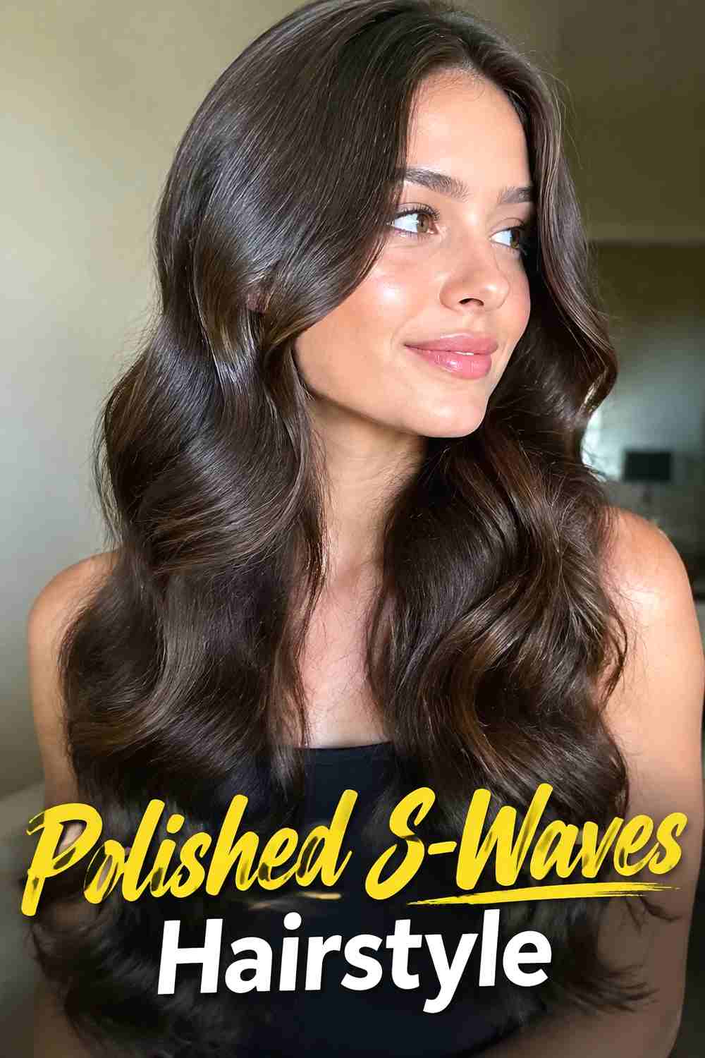 11. Polished S Waves Hairstyle