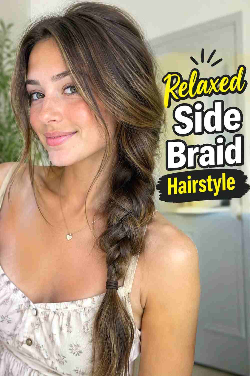 5. Relaxed Side Braid Hairstyle
