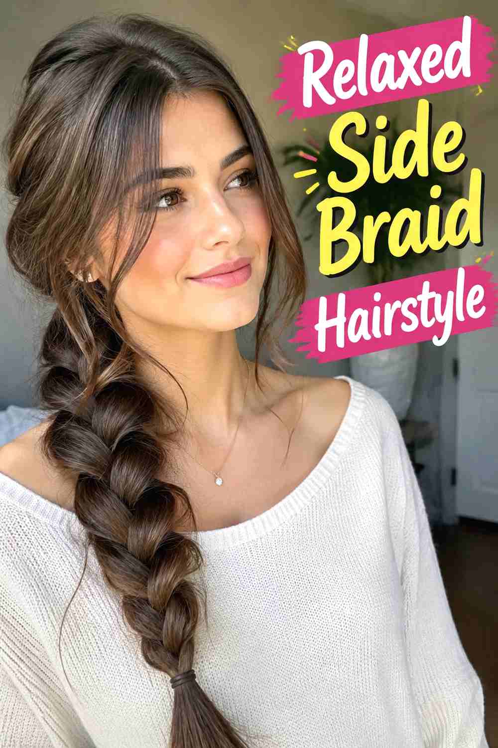 6. Relaxed Side Braid Hairstyle